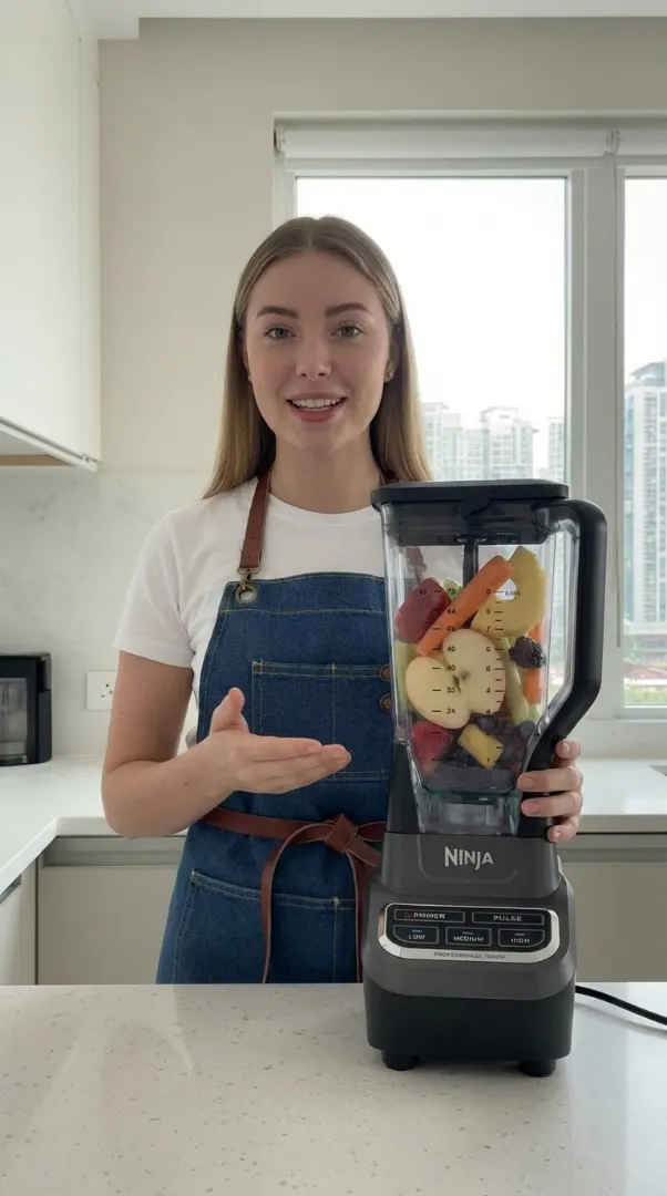 AI creator presenting skincare product in UGC style video